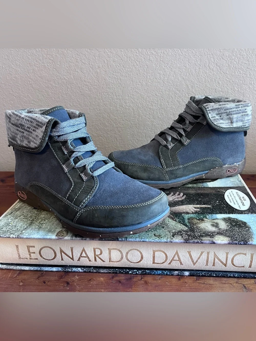 Chaco Barberry Foldover Boot Ladies 8.5 Color Castlerock